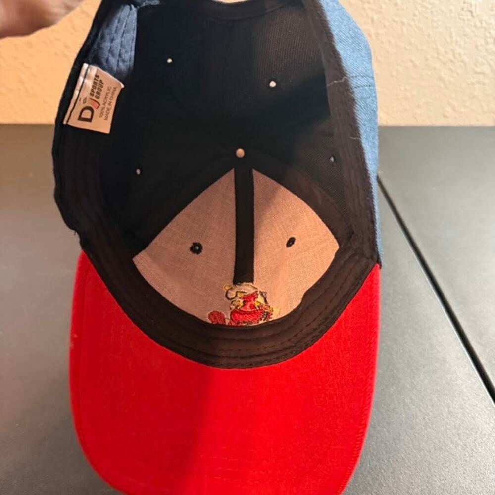 Navy Red Cardinals C Baseball Hat Adjustable DIS Sports Acrylic Embroidered - Picture 3 of 5